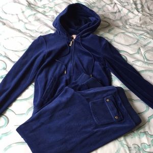 Juicy Couture matching sweats.